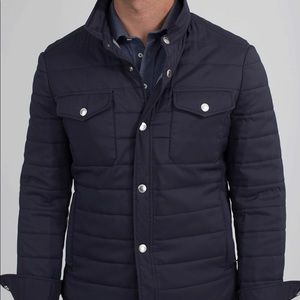 Brunello Cucinelli Nylon Snap Shirt Jacket, Size S